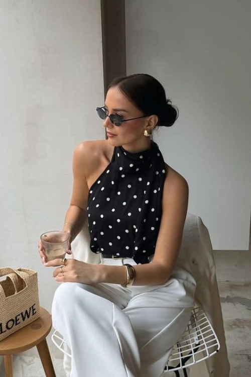 Polka dots outfits