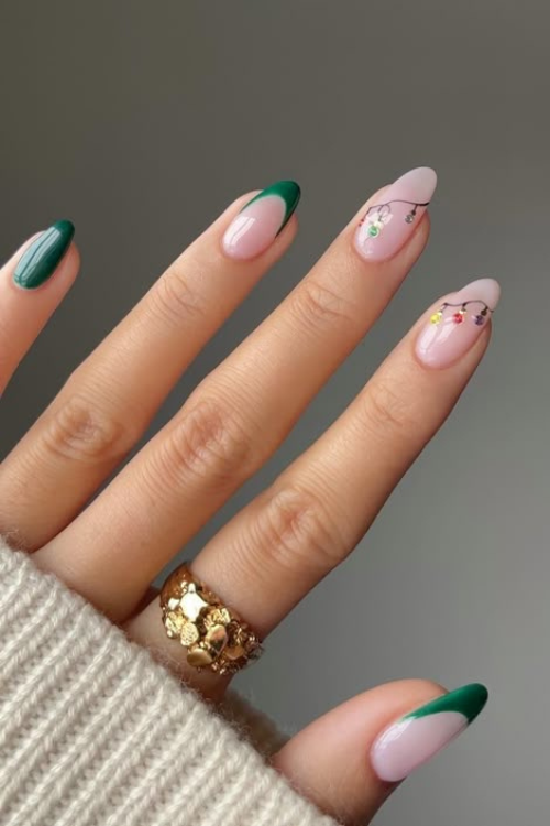 simple christmas nails