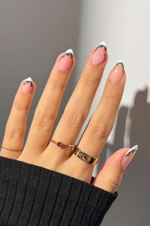 simple christmas nails