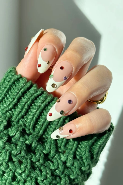 simple christmas nails