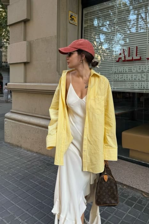butter yellow outfit