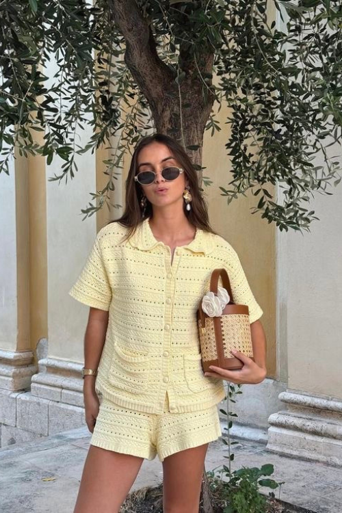 butter yellow outfit