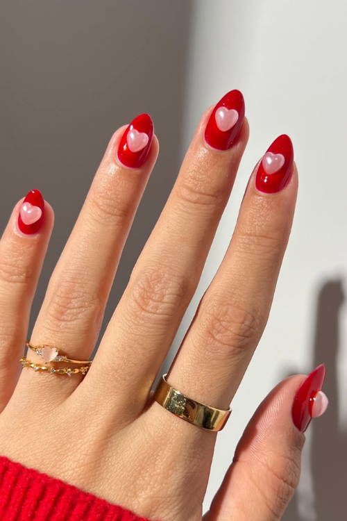 valentine's day nails