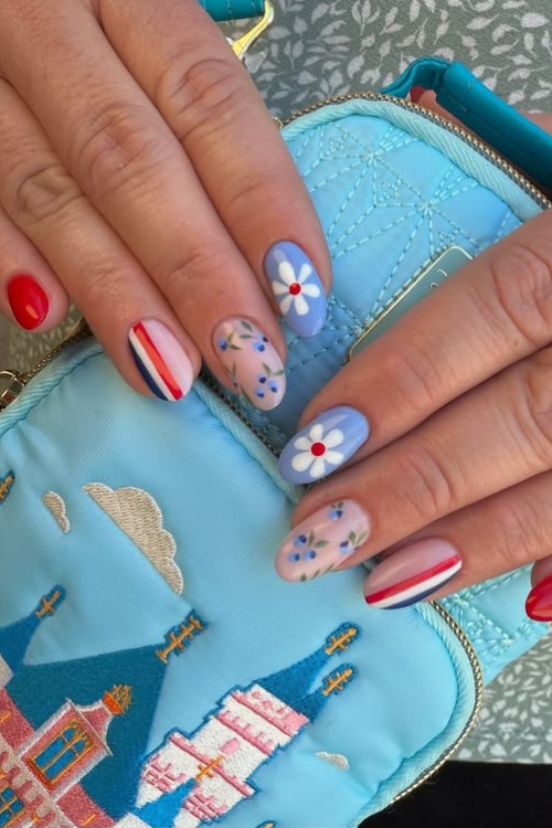 4th of july nails
