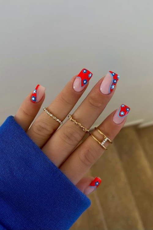 4th of july nails
