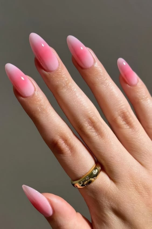 pink summer nails