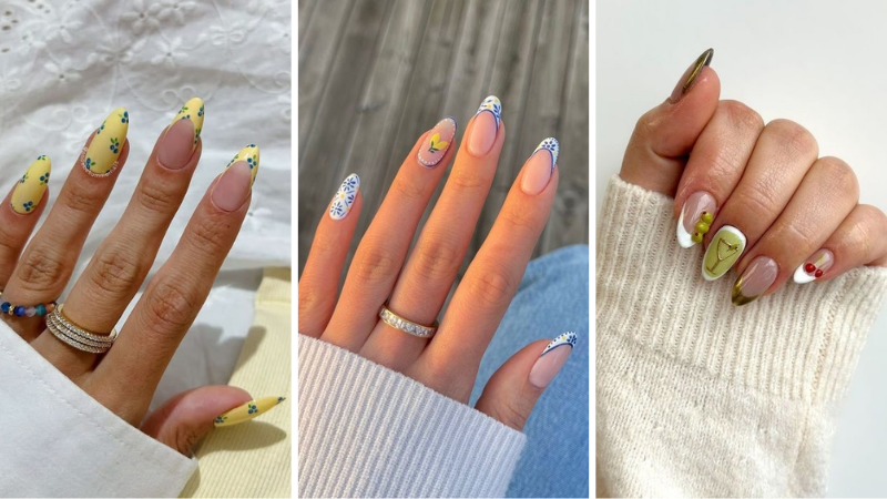 vacation nails summer