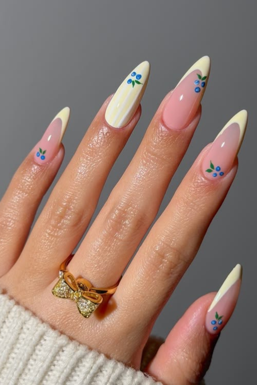 butter yellow nails