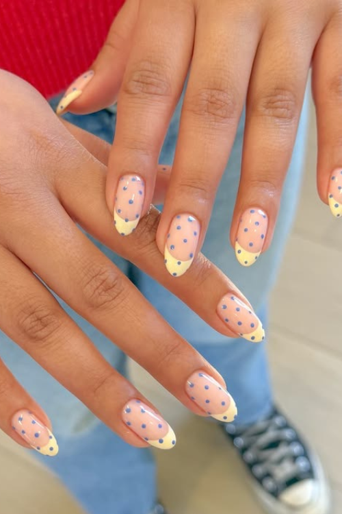 butter yellow nails