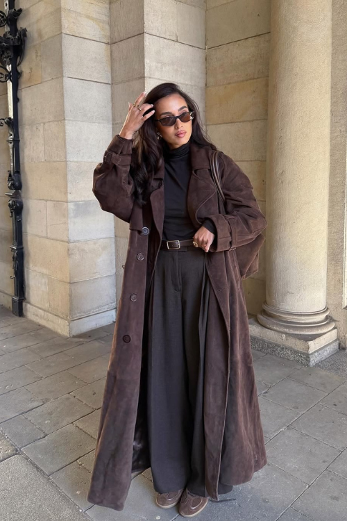 long coat outfit