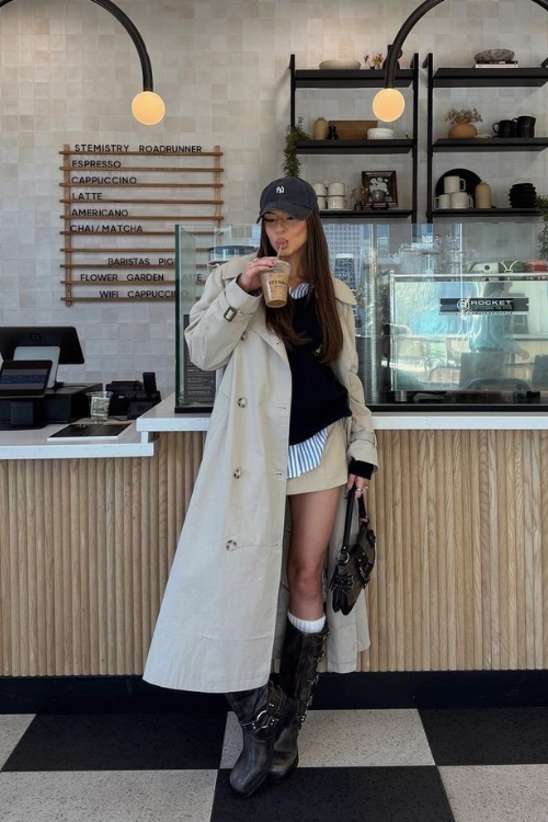long coat outfit