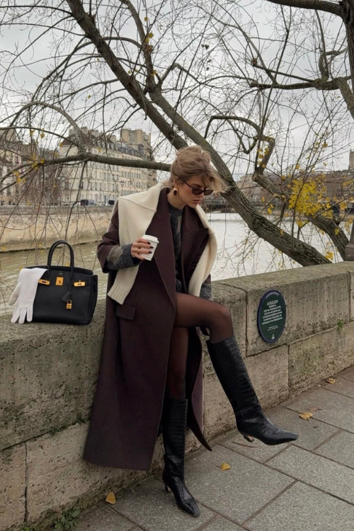 long coat outfit