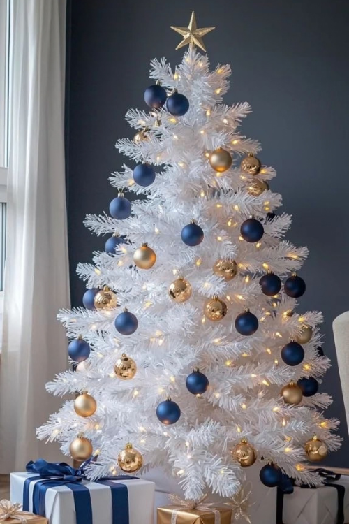 white christmas tree ideas