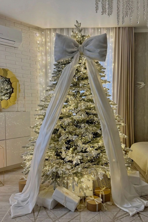 white christmas tree ideas