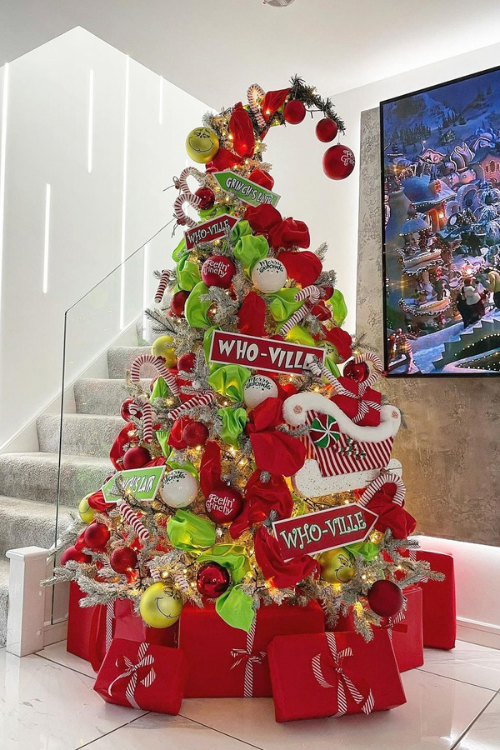 grinch christmas tree