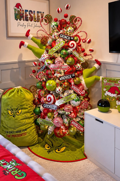 grinch christmas tree